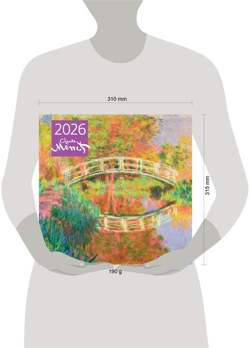 Клод Моне. Календарь настенный на 2026 год (300х300)