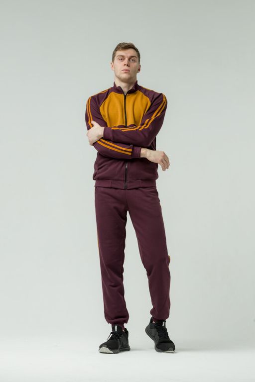 футер 3х нитка ПЕТЛЯ Костюм мужской с лампасами - Knitka wear фото 6