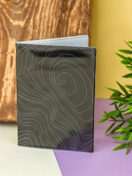 ОБЛОЖКА ДЛЯ ПАСПОРТА "Black on white", плотность 600 мкм