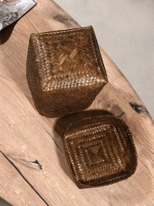 Корзинка плетёная «Рино», 15×15×18 см