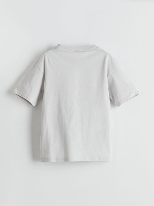 Bisiklet Yaka Sonic Bask?l? Erkek ?ocuk Ti??rt