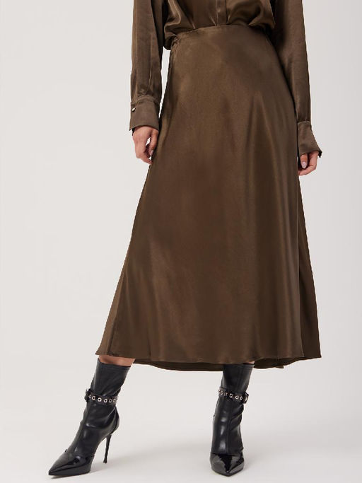 Юбка женская 1231138001 d.khaki - Eleganzza фото 4