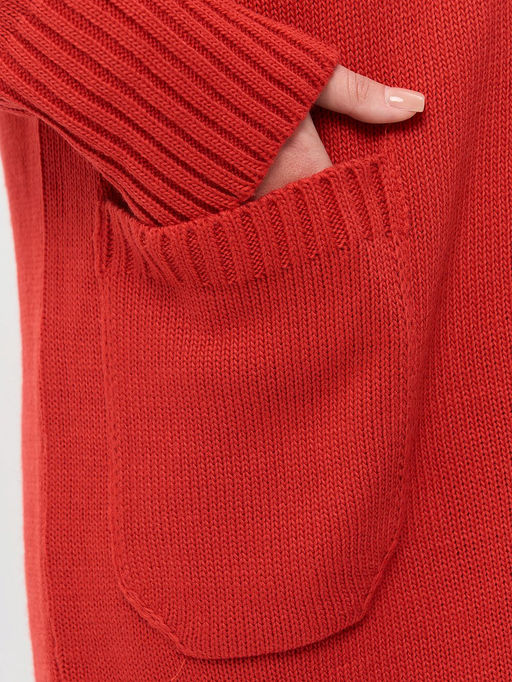 Кардиган женский 5252-1802. 2500140 Аврора red