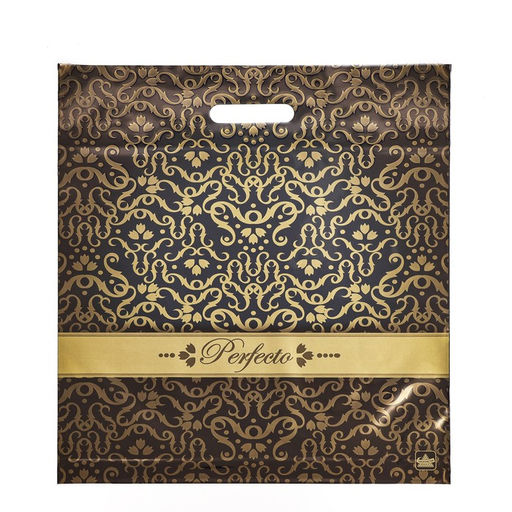 Цена за 25 шт. Пакет «Перфекто Бисмарк», полиэтиленовый с вырубной ручкой, 90 мкм 42×48 см