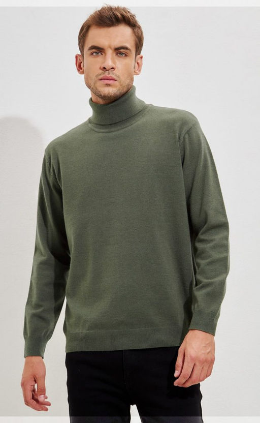 Водолазка мужская F321-15318 хаки