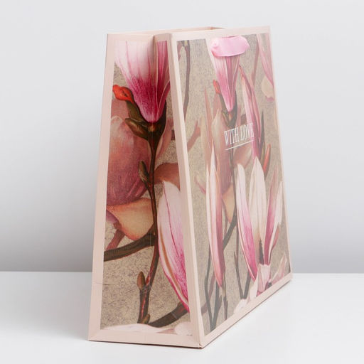 Пакет подарочный ламинированный, упаковка, Love, L 40?31?11.5 см