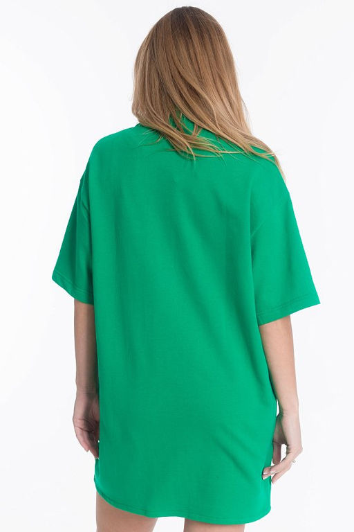 Рубашка М324198б зеленый - Елена фото 9