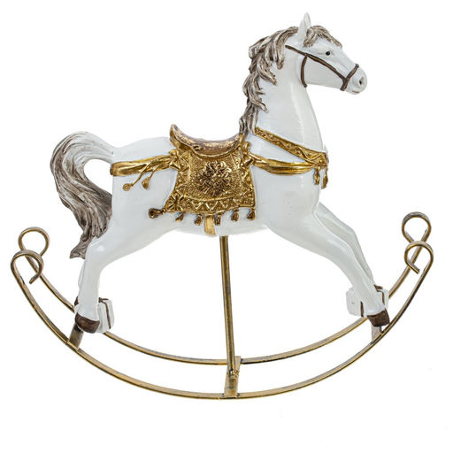Фигурка декоративная "Лошадка-качалка", L27 W6 H22 см
