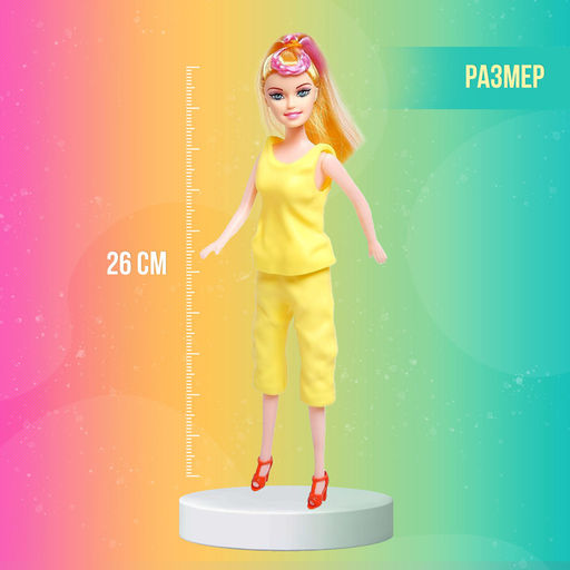 Кукла-модель Анна в пластиковом костюме, МИКС - Simaland фото 2
