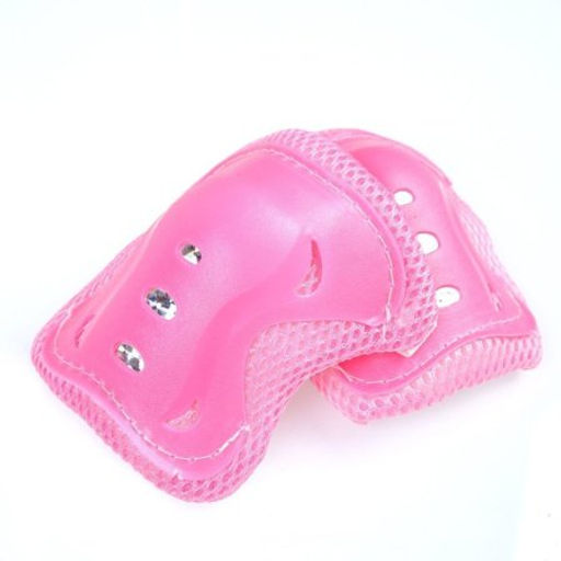 Защита для катания на роликах и велосипеде 6 предметов. 6-18лет / Yan-Fat-P /уп 100/ розовый - Галеонтрейд фото 3