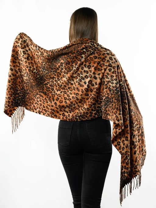 Яркий палантин с анималистичным принтом - Pretty mania фото 6