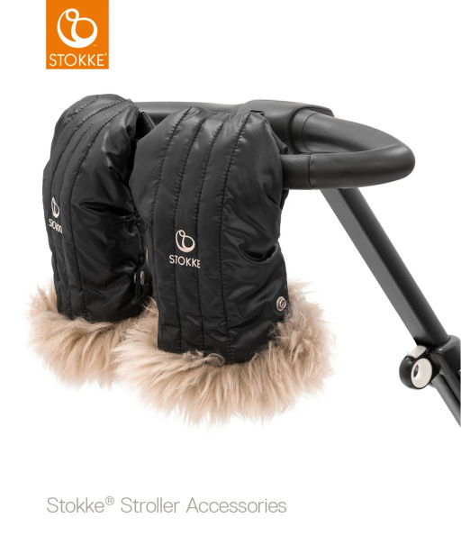 stokke / Варежки для рук Stroller Mittens Black Onyx  фото 2