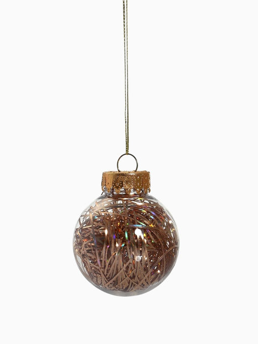 Ёлочные игрушки Мелодия ассорти люкс, шары новогодние, d=6 см, набор 24 шт., бело-золотой - Зимнее волшебство фото 10