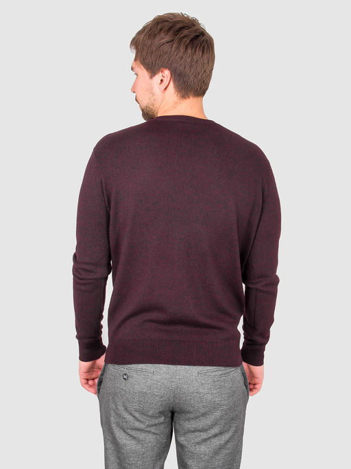 Джемпер мужской GREG G124-DA49 бордо/черный  фото 6