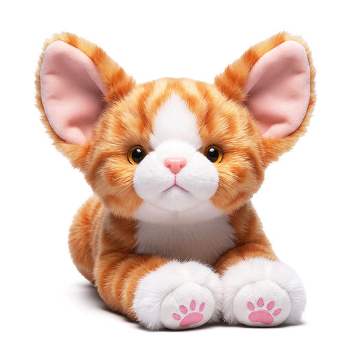 Мягкая игрушка "Кошка Снежинка" 35 см