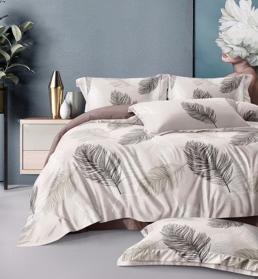 CA-7-712 КПБ Дуэт Сатин печатный + нав-ки ( 70х70х2шт+ 50х70х2шт ) "АльВиТек"