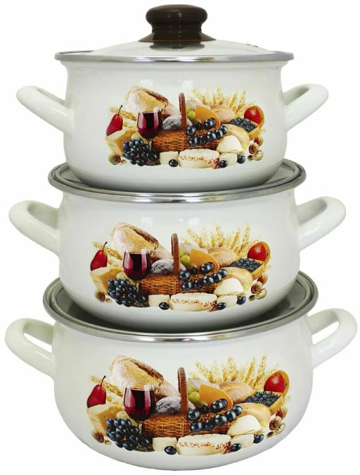 Палермо Набор 3-х предметный (2.1л, 3.1л, 4.0 л) арт.16021 (INTEROS)