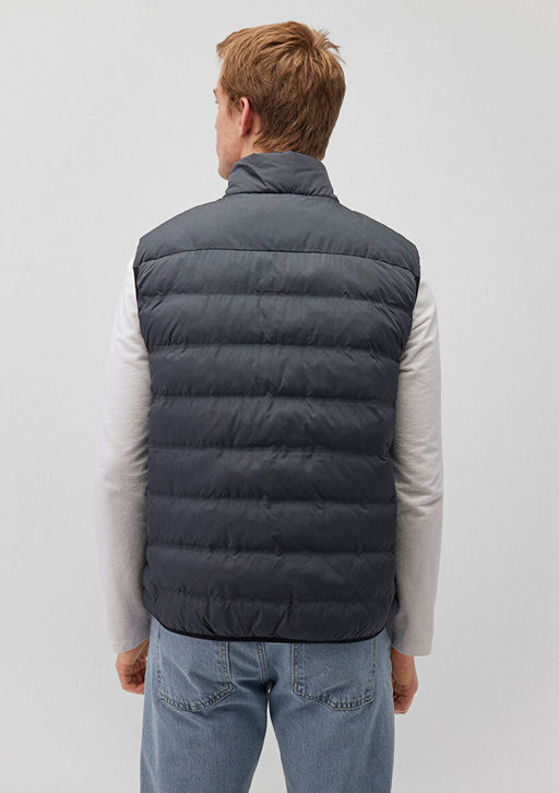 Lacivert Sisme Yelek - Mavi фото 3