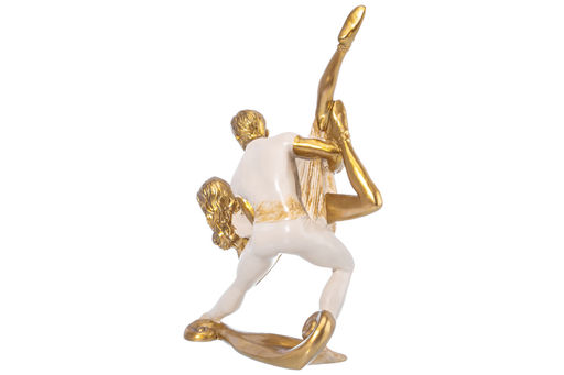 Статуэтка 20*8*26 см "Пара танцоров", золото