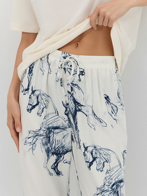 Комплект женский домашний с узором - Mark formelle фото 9