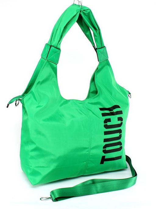 Сумка женская текстиль BoBo-8902 (touch), 1 отдел, ярко зеленый SALE 260646