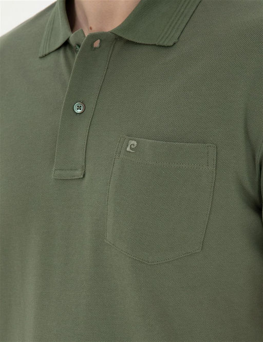 Haki Regular Fit Basic Ti__rt - Pierre cardin фото 7
