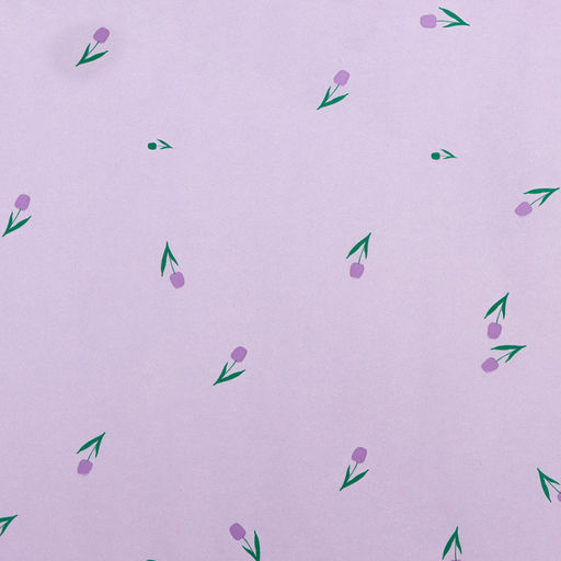 Цена за 10 шт. Бумага упаковочная тишью, Цветы, сиреневый, 50 см ? 70 см 17 грамм