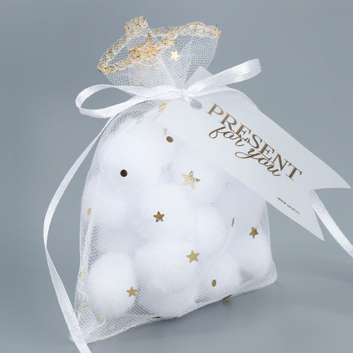 Цена за 5 шт. Мешок из фатина Небо, 10 12 см +/- 1.5 см - Дарите счастье фото 3