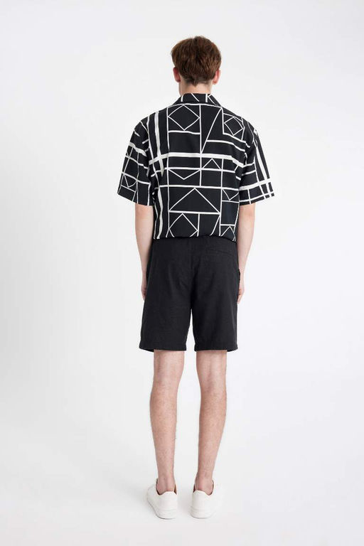 Хлопковые шорты-бермуды свободного покроя - Defacto фото 7