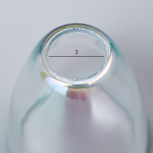 Плафон Аиша 1хЕ14 перламутровый 9х9х10,5см