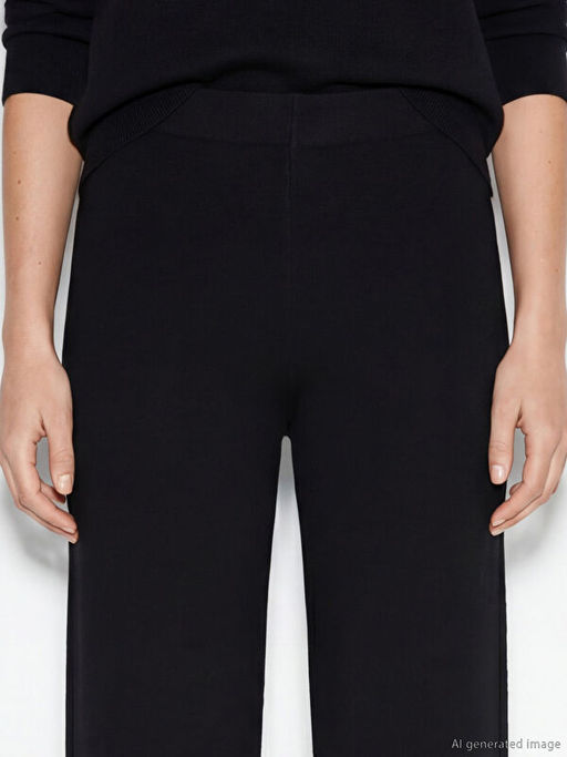 Beli Lastikli Kad?n Triko Pantolon