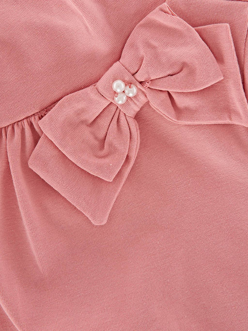 Футболка для девочки модная стильная праздник подарок UD 0667 белый - Mini maxi фото 8