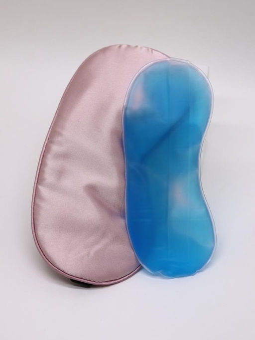 Маска для сна гелевая "Silk dreams", pink