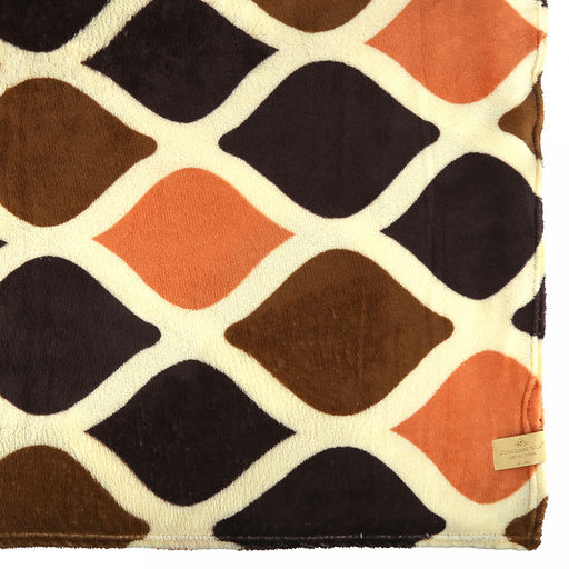 Плед/покрывало 220х200см "Каргопольский", велсофт "California" набивной, полиэстер 100%, плотность 160г/м2, упаковка: 20х33см пояс бумажный, "Домашняя мода" (Россия)