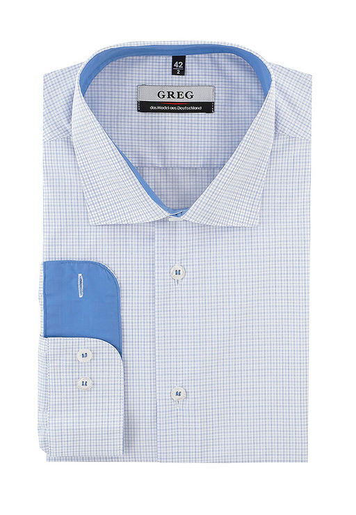 Сорочка мужская длинный рукав GREG 124/139/1176/Z/1_GB  фото 5