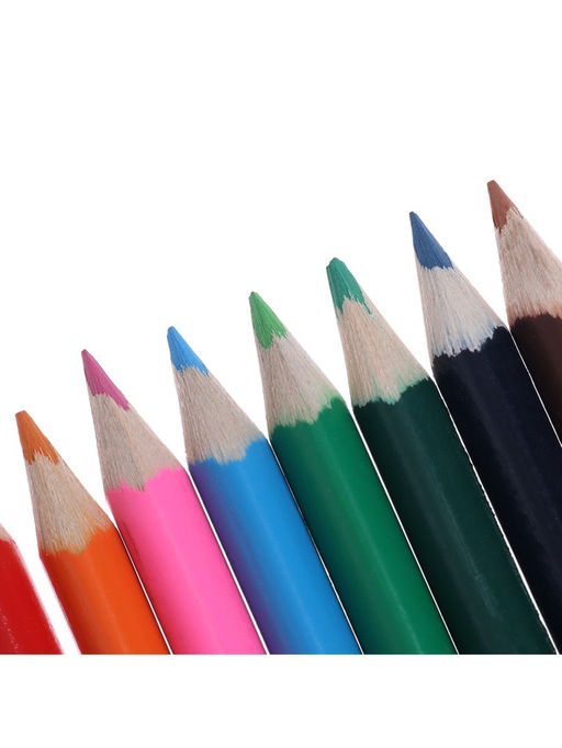 Карандаши Calligrata «Принцесса», цветные, 12 цветов деревянные, трёхгранные, мини