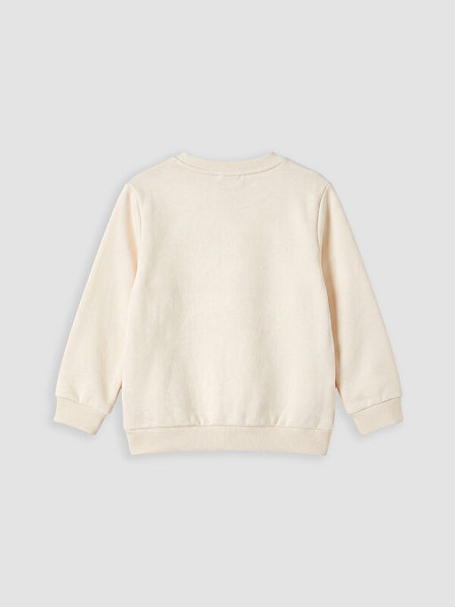 Bask?l? K?z ?ocuk Kal?n Sweatshirt - Waikiki фото 3