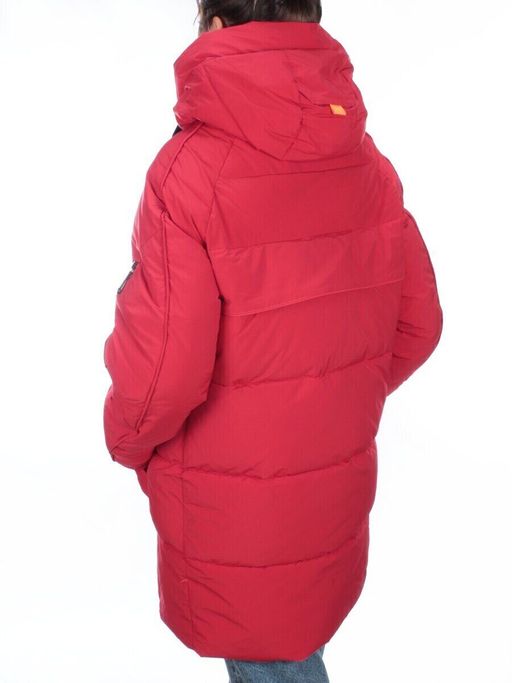 2197 RED Пуховик женский зимний AIKESDFRS (холлофайбер) - Fashion фото 8