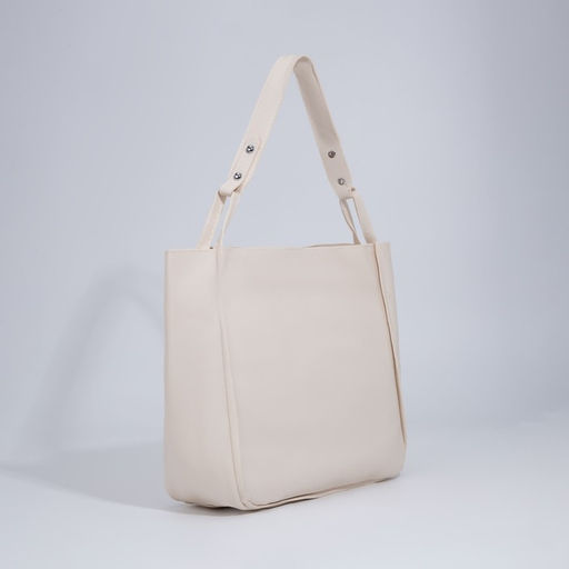 Сумка-тоут на магните, цвет молочный - Simaland фото 3