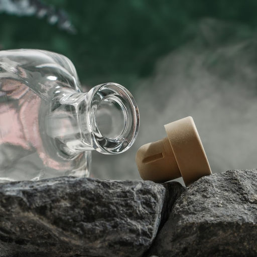 Цена за 2 шт. Графин-штоф «Богем», 500 мл, стекло, прозрачный