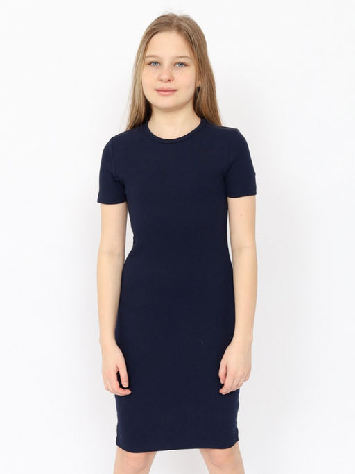 CRB wear/CSJG 63817-41-409 Платье для девочки,темно-синий/Ex.Cherubino
