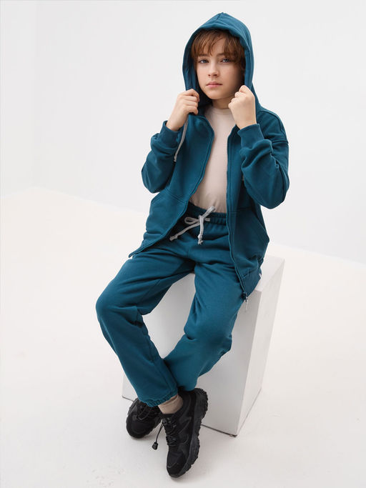 Костюм детский 24814-484 футер изумрудный - Avese фото 3