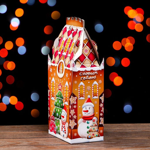 Цена за 5 шт. Подарочная коробка Пряничный 16,7 х 10,1 х 34,5 см - Simaland фото 4