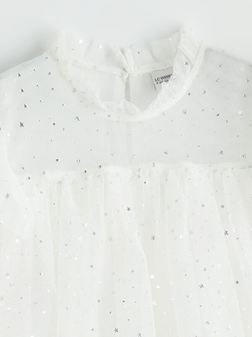 F?rf?r Yaka K?z ?ocuk Kat Kat T?t? Elbise