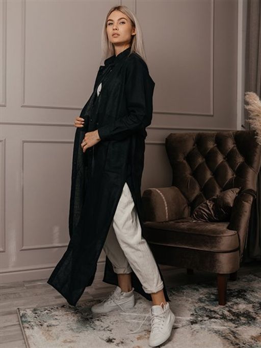 Платье-рубашка ЛЕН - Волтри фото 3