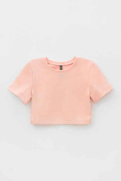 Crockid _ КР 302049/персиковый жемчуг к463 фуфайка-топ для дев