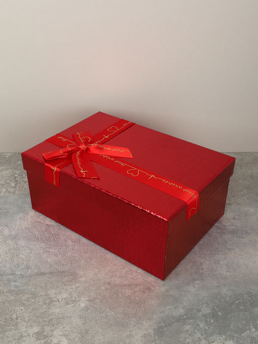 Коробка подарочная 3 штуки 23х16 см / 3404-02 /уп 36/красный - Галеонтрейд фото 7