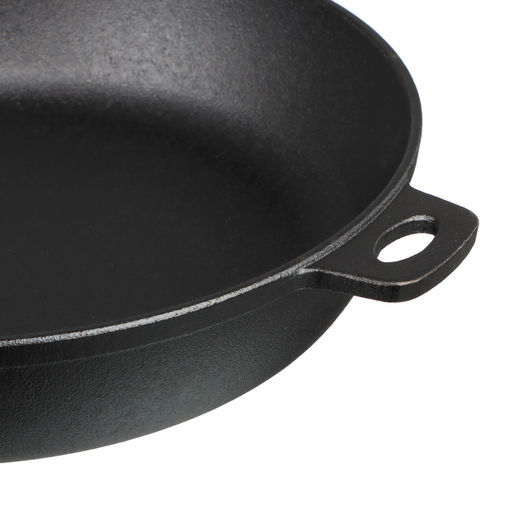 VETTA Сковорода чугун. 26х5,5 см, дер. ручка, арт. 808-007