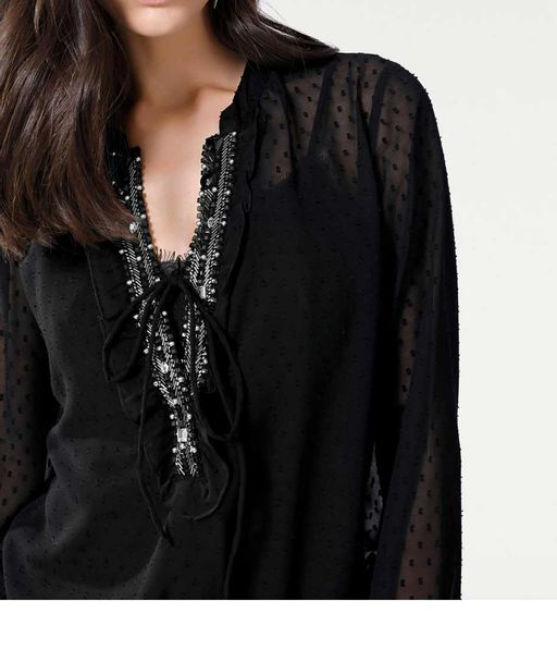 Блузка, черная - Ashley brooke фото 5