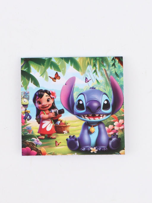 Цена за 20 шт. Блокнот «Стич» 10×10 см, 16 листов МИКС